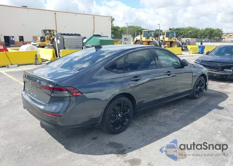 2025 Honda Accord Se из США, поврежденный, VIN 1HGCY1F41SA017555